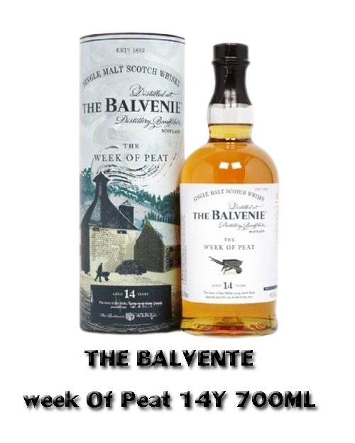 The Balvenie 14Y old Peated  (700ml) Alc.48.3%